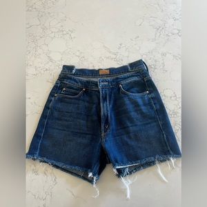 Mother The Dazzler Shift Fray Shorts